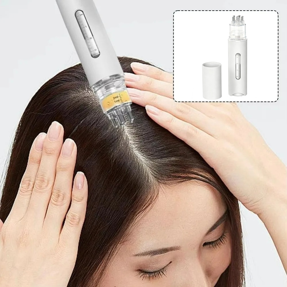 Hair Care Essential Oil - Applicateur d'huile capillaire, peigne de massage