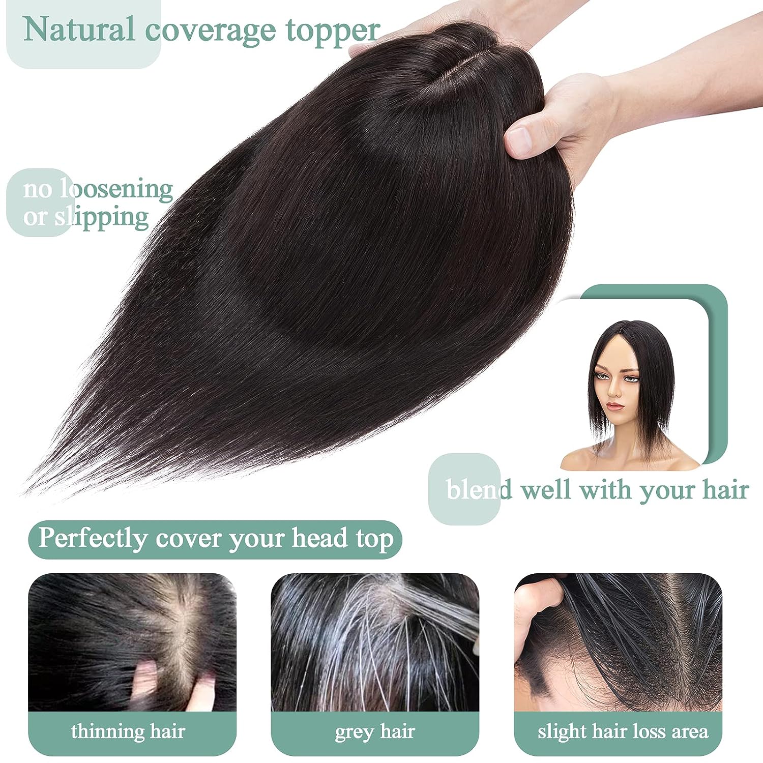 Femmes Topper cheveux humains  - Hair Care Women avis et prix