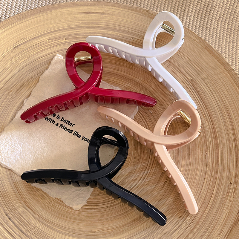 4 grandes pinces à cheveux en  - Hair Clip Claw Large avis et prix