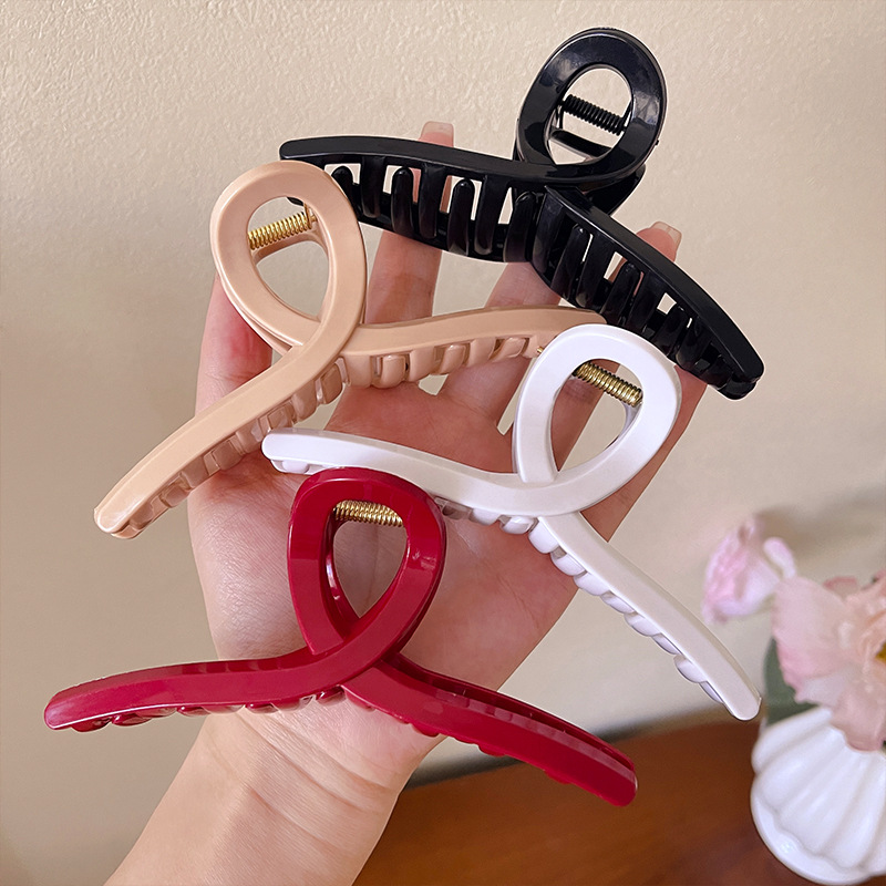4 grandes pinces à cheveux en  - Hair Clip Claw Large avis et prix
