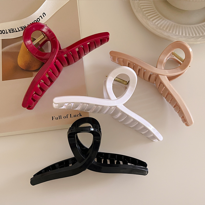 4 grandes pinces à cheveux en  - Hair Clip Claw Large avis et prix