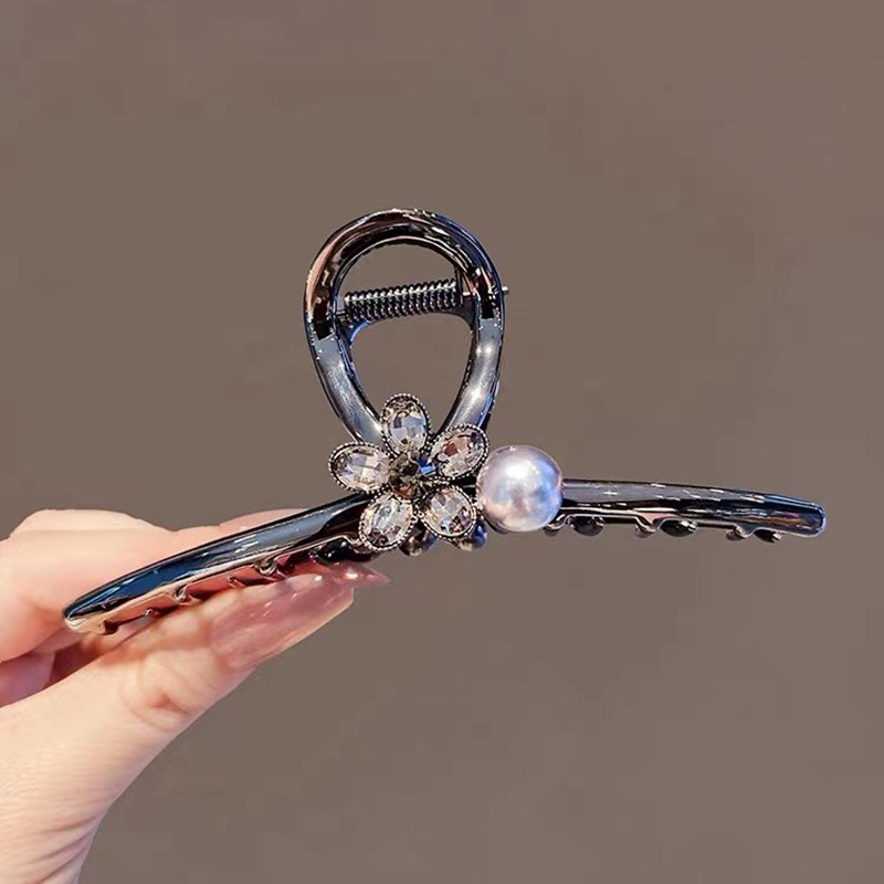 Pince à cheveux en métal perle - Hair Clip Claw Large avis et prix