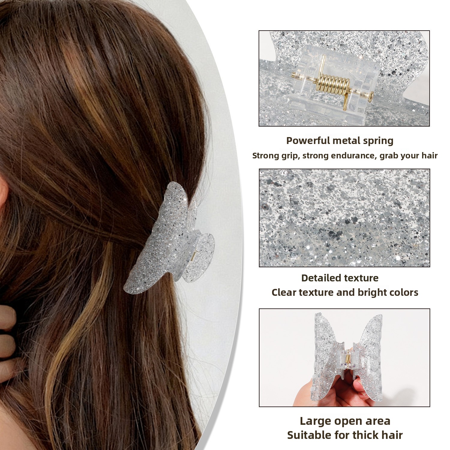 Pince à cheveux scintillante d - Hair Care Women avis et prix