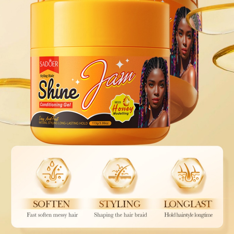 Gel coiffant 113g, contenant d - Hair Care Honey avis et prix