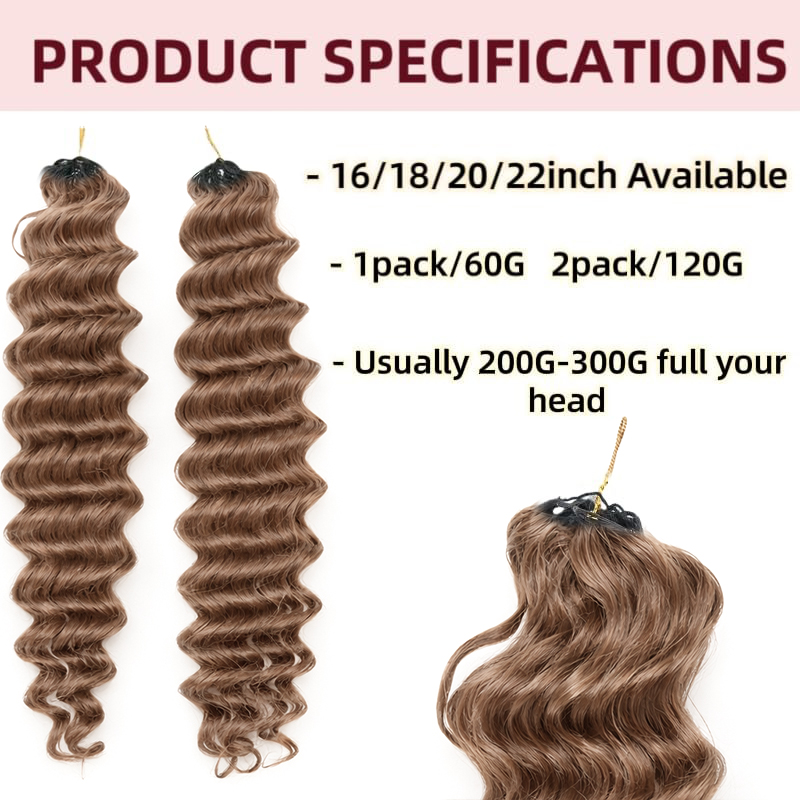 Miel brun vague profonde Croch - Hair Care Honey avis et prix